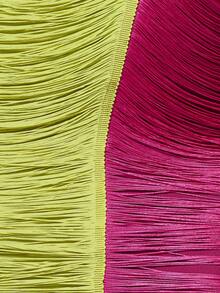 MUSERA Contrast Colour Mixed Fringe Mini Dress - Multicolor - View 6