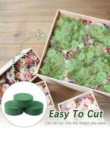 20pcs/10pcs/8pcs/1pc/2pcs/4pcs/6pcs 5.51in X 3.14in X 1.77in Wet And Dry Flower Foam Brick, Green Polystyrene Foam Block For Flower Arrangement, Plant Decoration And Handicrafts, Suitable For Wedding Decoration, Bridal Backdrop, Wedding Arch, Tabletop Centerpieces, Bouquet Filler, Also Applicable For Christmas, Halloween, Thanksgiving, Back To School, Valentine's Day, Teacher's Day, Mother's Day - Multicolor - View 5