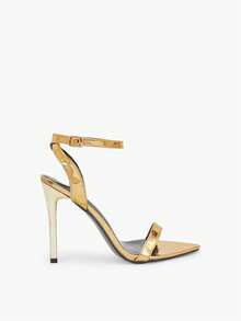 Glitzique Elegant Solid Color High Heel Shoes, Comfortable & Fashionable For Indoor & Outdoor, Party Wear, Spring/Summer,Stiletto Heels - Gold - View 6