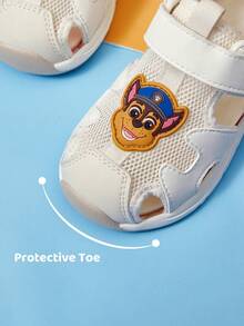 SHEIN | PAW Patrol 嬰兒涼鞋 防滑舒適透氣 卡通動物戶外沙灘鞋 - 米色 - 查看 2