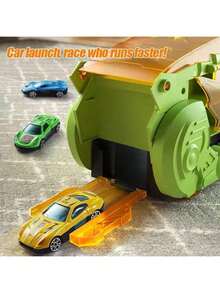 T-Rex Dinosaur Thrill Ride – A Lifelike Car-Swallowing Toy Set, Complete With A Variety Of Miniature Vehicles – An Exciting And Educational Gift Perfect For Birthdays, Christmas, Or Back-To-School. - Multicolor - View 3