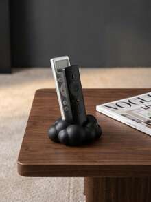Muroi Mono 1PC/2pcs Cloud-Shaped Remote Control Storage Box, Creative Desktop Shelf, Simple Black And White Practical Storage Ornament. - Multicolor - View 3