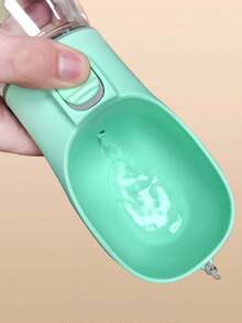 300ml 2-In-1 Dog Water Bottle With Food Container,Multifunctional Pet Drinking Cup,Portable Dogs & Cats Outdoor Feeding Bowl,For Travel Walking Dogs - Multicolor - View 2