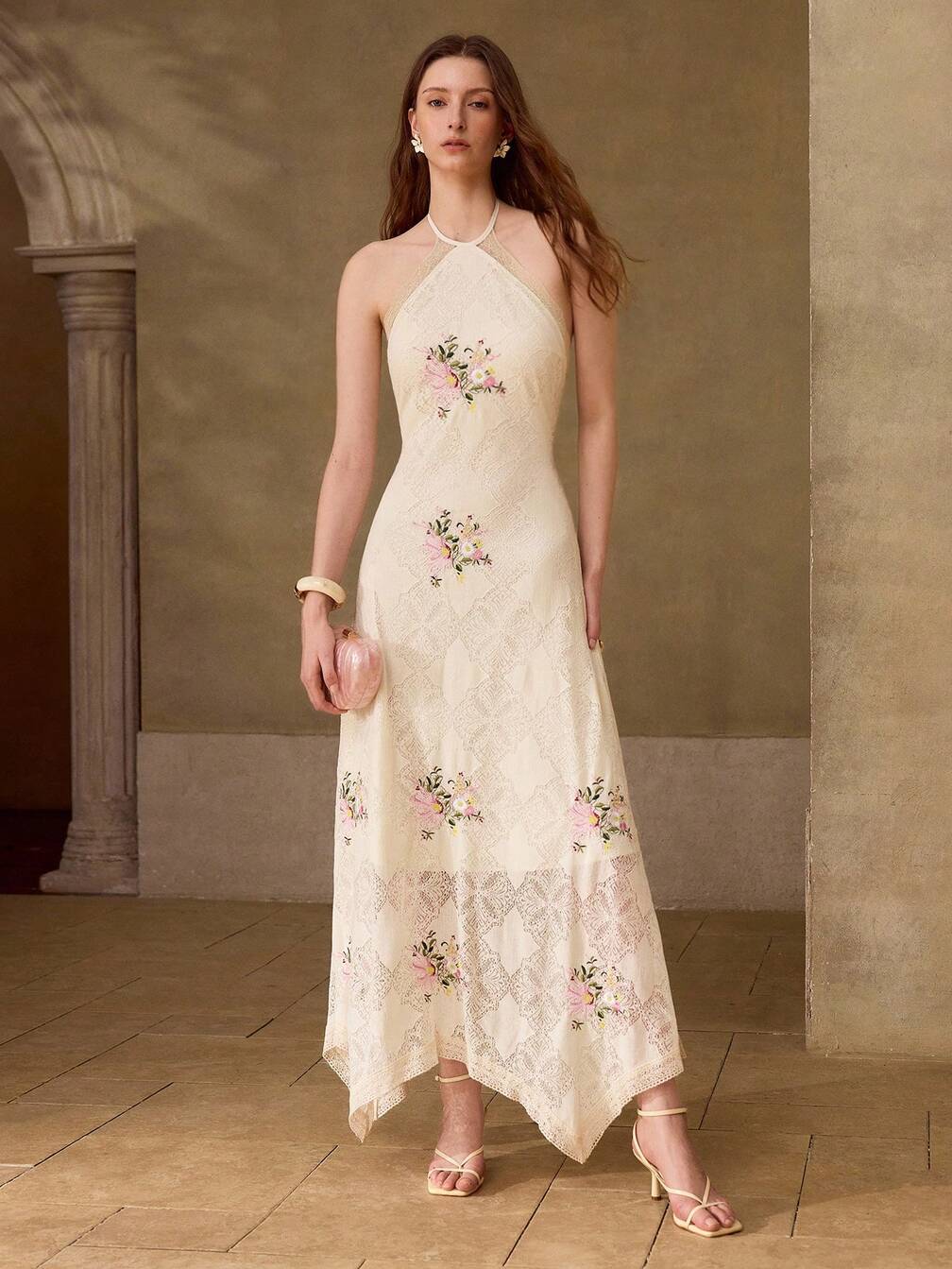 oscar de la renta cotton dress P20 Blue & White Magnolia Print Shawl Collar 8 Madewell A-Line style dress Orchids blossom in full Print Zipper Dress Color:Magenta Multi