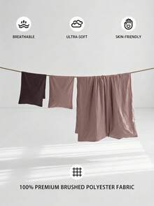 Veyra Day 2/3 Pieces100% Polyester Bedding (Duvet Cover + 1/2 Pillowcases, No Comforter Included), All-Season Modern Polyester Bedding Collection - Multicolor - View 3