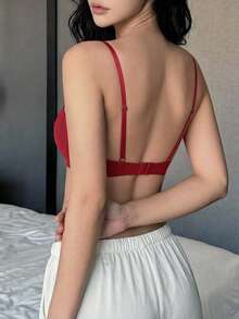 Napfluff 1 buah Bra Natal Wanita dengan Kawat Penyangga - Burgundy - View 2