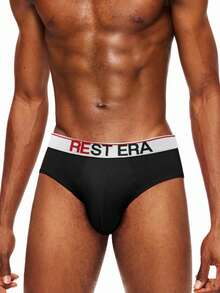 EasyFave Set de 5 calzoncillos tipo bóxer minimalistas y cómodos con diseño de letras para hombres - Multicolor - Ver 5