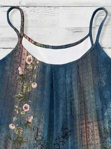 EMERY ROSE The Women's Clothing Line Features Elegant Patterns. The Designs Incorporate Dark Blue Floral Motifs - Multicolor - View 3
