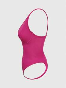 SHAPORA Body moldeador de unicolor con escote en V profundo para mujer - Multicolor - Ver 5