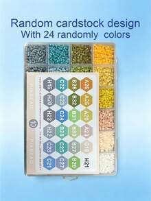 DIY Perler 珠子補充包，264 色全色調，2.6mm 珠子，批發裝盒 - 拼豆補充包 - 查看 24