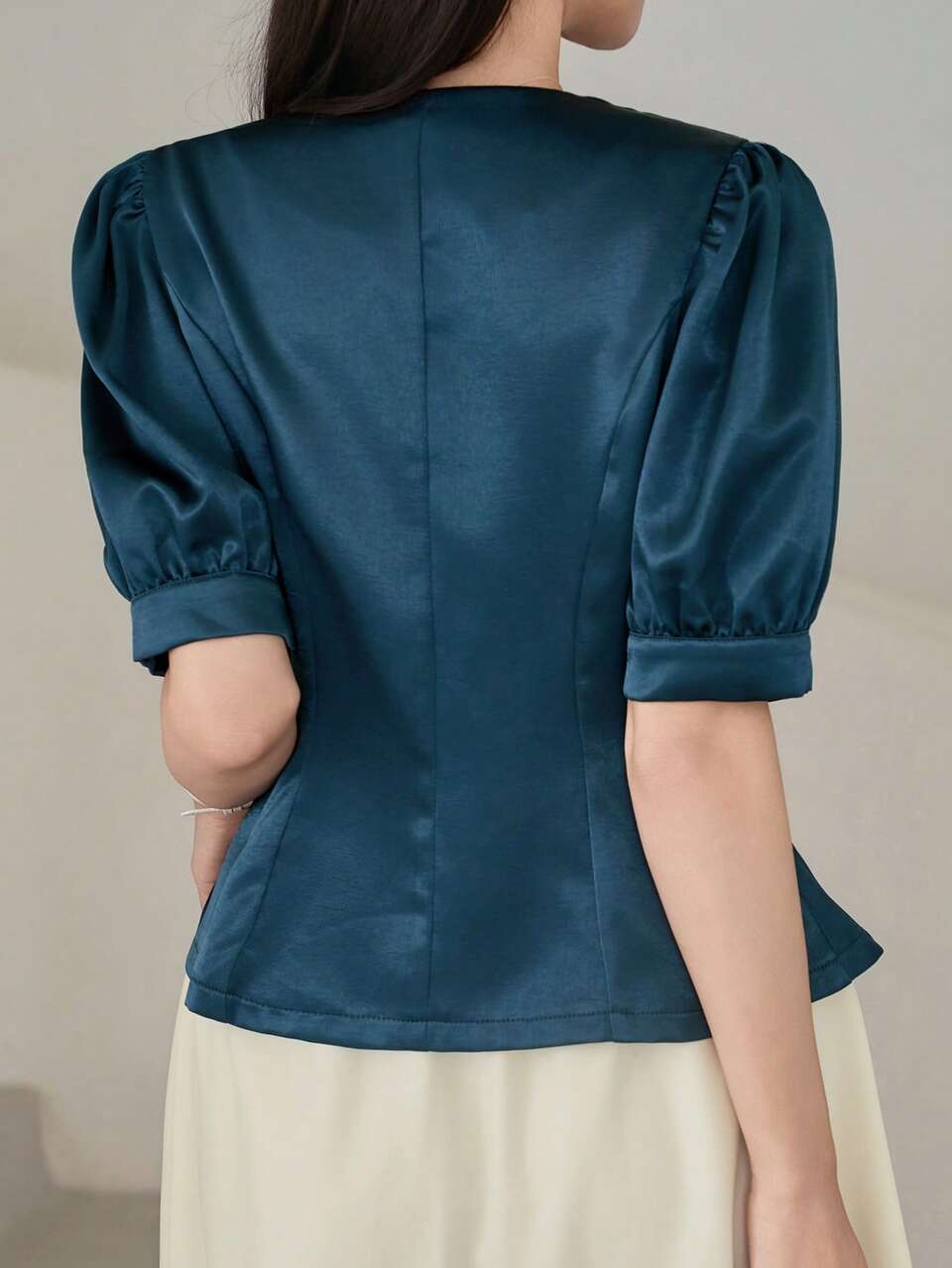 Summer Holiday Outfit Chic High-End Elegant Blouse Top Mature French Niche White Short Sleeve Women's Shirt