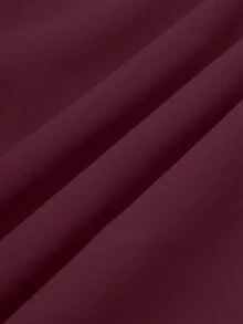 PAVTROS Men's Contrast Color Print Long Sleeve Jacket Coat Football - Burgundy - View 4