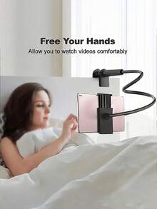 1pc 360° Rotatable Phone & Tablet Stand, Screw Base Lazy Bracket, Bedside Phone Tablet Holder, Lazy Stand For Bed, Cruise Ship Essential Phone Mount, Exclusive Stand For Mobile Phones - Multicolor - View 2