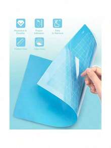3PCS Cutting Mats 8.5*12 Inch Compatible With Joy Xtra, Reusable Adhesive Cut Mats With 3 Different Stickiness (Light, Standard, Strong), Replacement Sticky Mats For Cricut Cutting Machine, School Craft Back To School Supplies - multicolor - View 5
