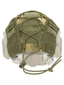 1 Pc Outdoor Military Helmet Cover, Tactical Helmet Fabric, Cycling Helmet Cover, Camouflage Mesh Helmet Cloth, Tactical Quick-Dry Fabric - multicolor - View 16