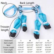 1pc Dog Outdoor Pants, Dust-Proof Leash Pants For Spring And Summer, Lightweight Four-Leg Pants With Shoes For Small Dogs - Multicolor - View 3