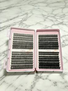 560pcs DIY Lash Clusters 30D-80D Faux Mink Individual Lashes, D Curl Natural Fluffy Wispy Reusable Easy Wear For DIY Eyelash Extension Look - D - View 15