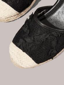 Styleloop Women's Wedge & Platform Shoes, Bohemian, Beach Vacation, Western Wind, Summer Wear, Travel Essentials - Black - View 5