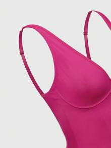 SHAPORA Body moldeador de unicolor con escote en V profundo para mujer - Multicolor - Ver 3