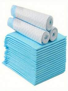 1SET 100PCS Dog Training Pads - Leak Proof Absorbent Disposable Pet Pee Pads Multi Sizes For Puppies Cats Small Animals Bedroom Lab Use Hygienic Waste Management - Blue - View 4