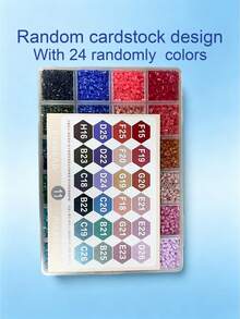 DIY Perler 珠子補充包，264 色全色調，2.6mm 珠子，批發裝盒 - 拼豆補充包 - 查看 19