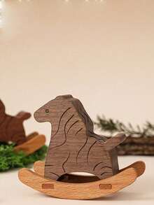 Cirelle 1pc Wooden Horse Aromatherapy Diffuser – Natural Black Walnut/Rosewood Essential Oil Evaporator (No Essential Oil) - multicolor - View 11