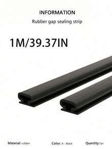 1/3pcs 6-Meter Silicone Rubber Sealing Strip, Door Sealing Strip, Professional Door And Window Self-Adhesive Window Sealing Strip, Self-Adhesive Rear Door Windproof Strip, Rubber Anti-Collision Strip, Suitable For Retail Stores, Restaurants, Hotels, - Multicolor - View 16