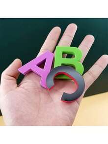238 Magnetic Large And Small ABC Foam Letter Refrigerator Magnets-Educational Toy Set For Classroom Learning And Spelling Practice, Comes With A Magnetic Board And Storage Box (Colors May Vary) - Multicolor - View 5