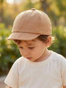 Cozy Pixies 1-Pack Solid Color Baby Children's Short Edge Baseball Cap Versatile Children's Cap, Suitable For Outings - Multicolor - View 5