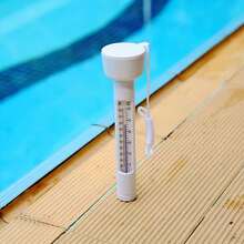 1Pc Floating Digital Pool Thermometer, Battery-Free Plastic Water Thermometer With Easy-Grip Handle, Multi-Color For Pool Spa Hot Tub Pond - A - View 5