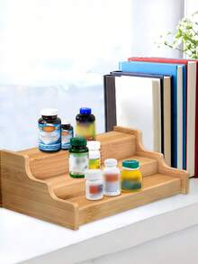 1/2PCS Estante de Especias de Cocina de 3 Niveles, 2 Tamaños Opcionales, Organizador de Almacenamiento Multifuncional para Encimera - Especificación - Ver 7