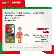 Minix Collectible Figurines 2026 World Cup Gift Minix Portugal Number 7 Figure PVC Collectible Football Fan Memorabilia - Red - View 9