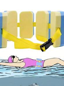 1 Piece Adjustable EVA Back Float Belt Swimming Training Aid Floating Pad For Adults Beginners Swim Buoyancy Support Essential Must Have - Multicolor - View 4