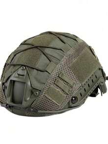 1 Pc Outdoor Military Helmet Cover, Tactical Helmet Fabric, Cycling Helmet Cover, Camouflage Mesh Helmet Cloth, Tactical Quick-Dry Fabric - multicolor - View 17