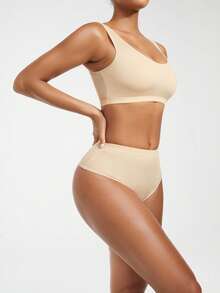 SHAPORA unicolor Faja Set - Albaricoque - Ver 6