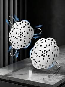Haus Hana 1Pc Steel Steamer Rack With Handle, Multi-Purpose Round Steaming Tray Stand With Elevated Legs, Heat Resistant Food Steamer Insert For Pot, Pressure Cooker, Canning, Ideal For Vegetables, Seafood, Dumplings, Household Kitchen Cooking - View 4