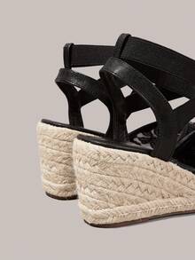 Styleloop Women's Wedge & Platform Shoes, Bohemian, Beach Vacation, Western Wind, Summer Wear, Travel Essentials - Black - View 4