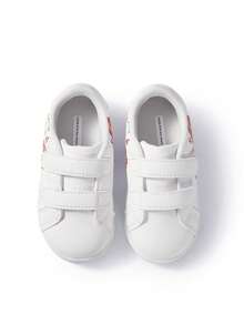 SHEIN | PAW Patrol Zapatos blancos casuales con dibujos animados lindos para niñas & niños pequeños, deportes & uso diario al aire libre, temporada de regreso a la escuela, suaves & cómodos, uso diario - Albaricoque - Ver 11