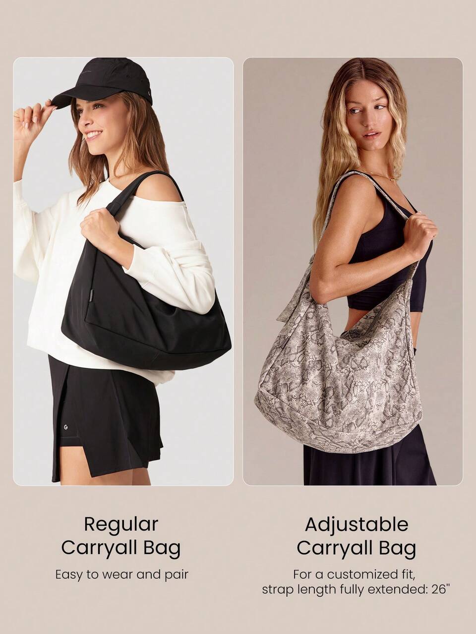 17L Unadjustable Textured Water-Resistant Shoulder Bag Fall Winter