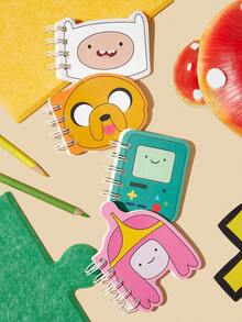 ADVENTURE TIME X SHEIN 可愛線圈筆記本，方便攜帶，60頁 - 探險活寶 - 查看 2