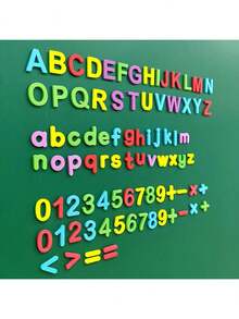 238 Magnetic Large And Small ABC Foam Letter Refrigerator Magnets-Educational Toy Set For Classroom Learning And Spelling Practice, Comes With A Magnetic Board And Storage Box (Colors May Vary) - Multicolor - View 4