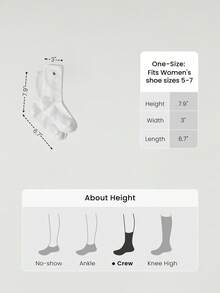 GLOWMODE 3 Pairs Socks Soft Ventilated Mesh With Embroidered Logo Gym Workout Daily - Multicolor - View 6