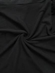 Comfylo Plus Size Women's Lace Patchwork Sexy Casual Elegant Versatile Date Bussines Dinner Formal Wedding Guest Night Outing Top Autumn Black Fall - Black - View 10