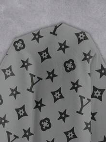 Manfinity Dauomo Men's Pentagram & Letter Print Round Neck Short Sleeve Casual Versatile T-Shirt - Multicolor - View 6