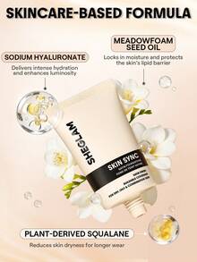 SHEGLAM Skin Sync Satin Foundation-Golden - Golden - View 6