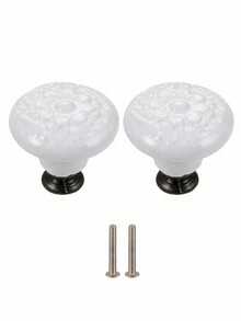 2/5pcs Drawer Knobs, Highly Attractive Cabinet Knob Pull Minimalist Handle , Stainless Steel Porcelain Ceramic Kitchen Cabinet Vintage Handle, Cabinet Bathroom Modern Door Handle,Kitchen Creative Drawer Furniture Hardware - multicolor - View 25