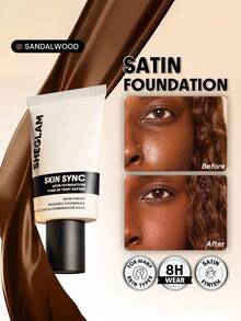 SHEGLAM Skin Sync Satin 粉底液-Sandalwood - Sandalwood - 查看 1