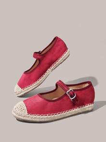 Styleloop Sandalias de plataforma y cuña para mujer - Burdeos - Ver 6