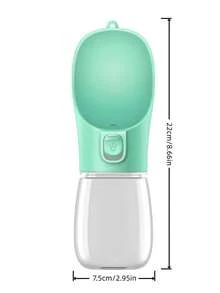 300ml 2-In-1 Dog Water Bottle With Food Container,Multifunctional Pet Drinking Cup,Portable Dogs & Cats Outdoor Feeding Bowl,For Travel Walking Dogs - Multicolor - View 3