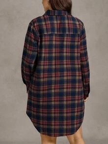 Comfylo 舒适棉质商务休闲女装秋季服装 大码秋季连衣裙 秋季服装 返校服装 复古女装 老钱风格女装 大码秋季女装 秋季女装 秋季连衣裙 冬季连衣裙 冬季女装 大码商务休闲女衬衫 冬季连衣裙 秋季连衣裙 - 彩色 - 查看 2